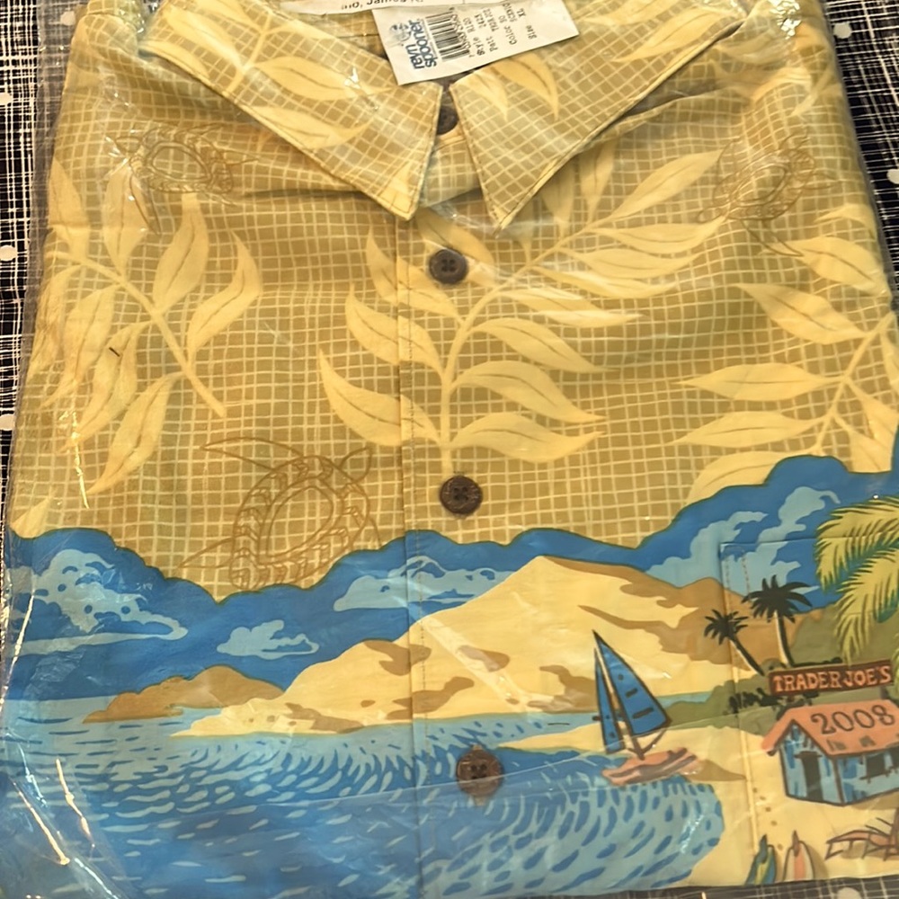 Reyn Spooner Trader Joe’s Anniversary Hawaiian Shirt 2008